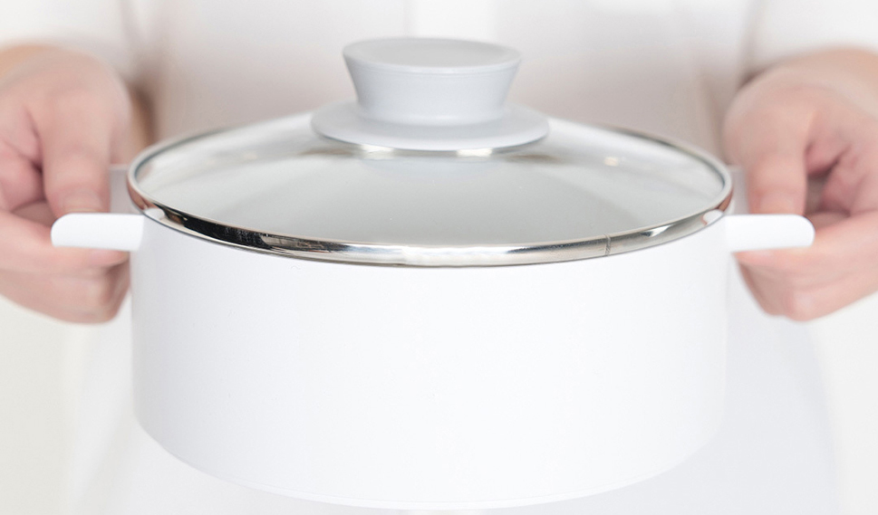 двойное дно комплектной кастрюли