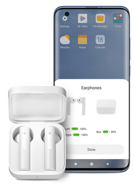 Наушники Xiaomi Mi True Wireless Earphones 2 Basic, белый фото 3