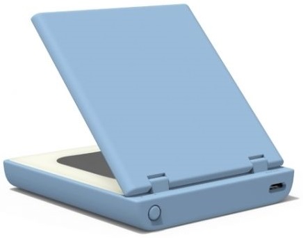 Многофункциональное зеркало Xiaomi VH Portable Beauty Mirror голубой фото 2
