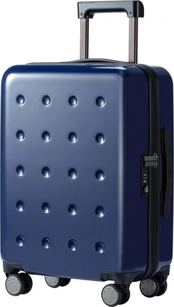 Чемодан Xiaomi NINETYGO Polka dots Luggage 20" синий фото 1