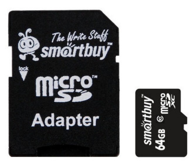 Карта памяти Smartbuy PRO microSDXC 64GB Class 10 UHS-I (U3) 90/80 Mb/s + ADP фото 1
