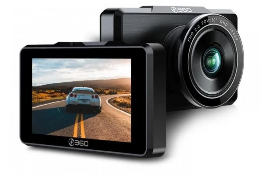 Видеорегистратор 360 G500H, 2 камеры, GPS, черный фото 3
