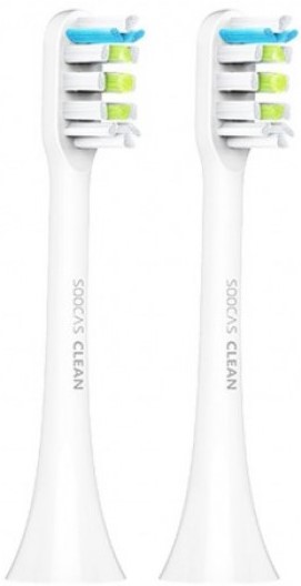Насадки для электрической зубной щетки Xiaomi Soocare Soocas X3 white, 2шт фото 1