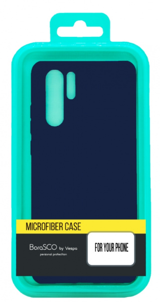 Чехол-накладка для Samsung (M115/ A115) Galaxy M11/ A11 синий, Microfiber Case, Borasco фото 1