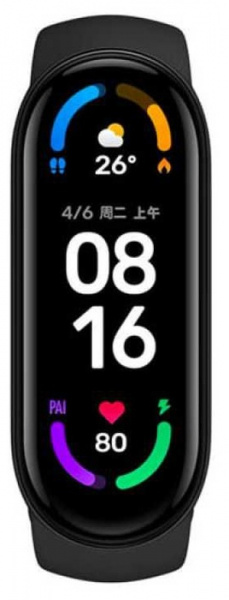 Фитнес браслет Xiaomi Mi Band 6 (Global), черный фото 4