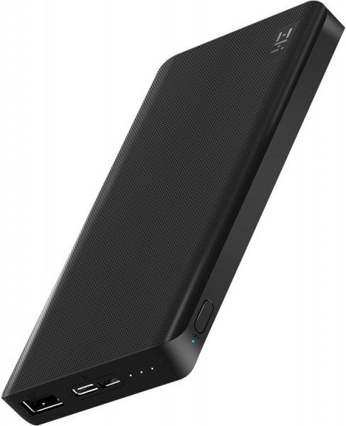 Внешний аккумулятор Xiaomi Mi Power Bank ZMI QB810 10000 mah Black фото 2